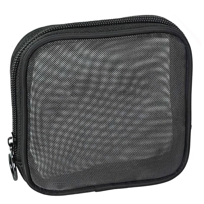 Custom Mesh Cosmetic Travel Toiletry Bag with Zipper - 9