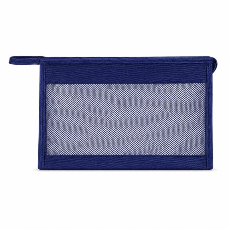 Custom Mesh Panel Fabric Toiletry Bag - 1