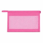 Custom Mesh Panel Fabric Toiletry Bag - 7