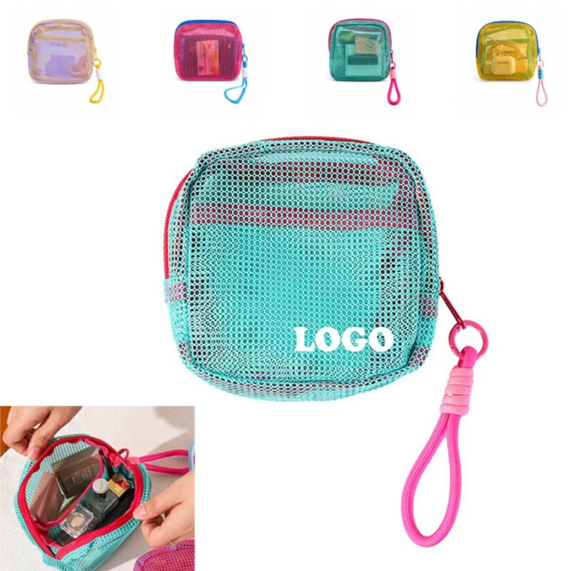Custom Mesh Travel Toiletry Bag