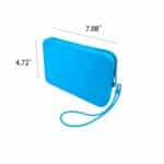 Custom Minimalist Solid Color Square Silicone Travel Toiletry Bag - 2