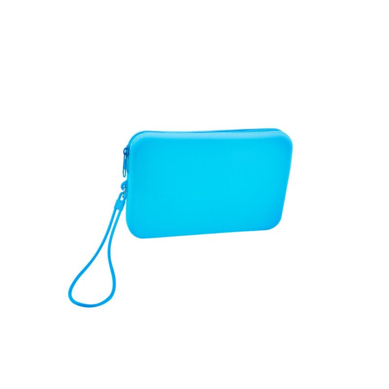 Custom Minimalist Solid Color Square Silicone Travel Toiletry Bag - 4