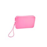 Custom Minimalist Solid Color Square Silicone Travel Toiletry Bag - 5
