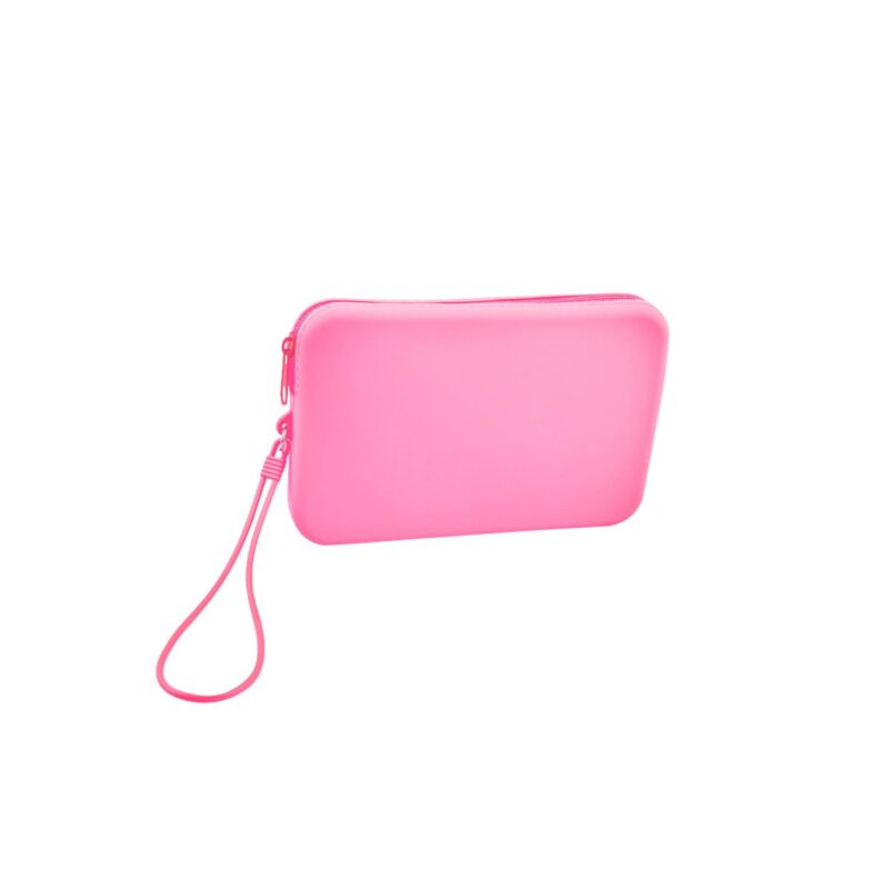 Custom Minimalist Solid Color Square Silicone Travel Toiletry Bag - 5