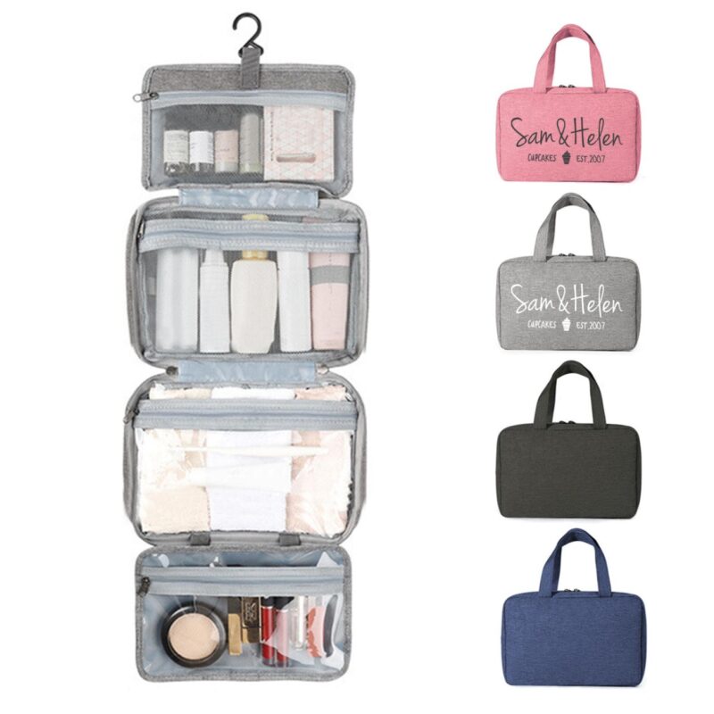 Custom Multifunctional Portable Hook Toiletry Bag