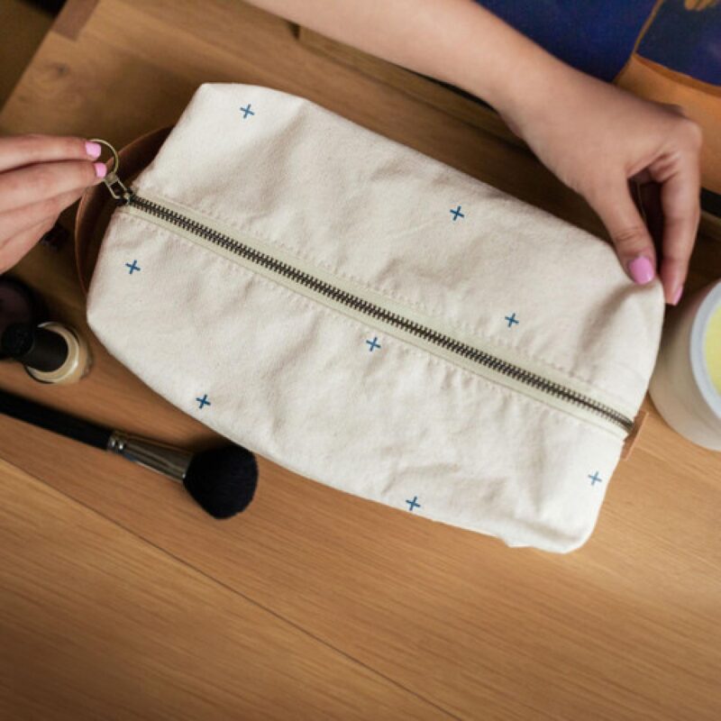 Custom Natural Canvas Doppelganger Pouch