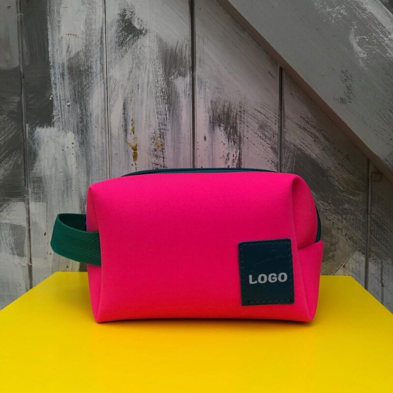 Custom Neoprene Zippered Travel Dopp Kit