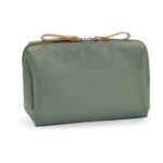 Custom Nylon Cosmetic Toiletry Bag: Gold Zippers - 1