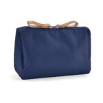 Custom Nylon Cosmetic Toiletry Bag: Gold Zippers - 4