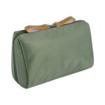 Custom Nylon Cosmetic Toiletry Bag: Gold Zippers - 6