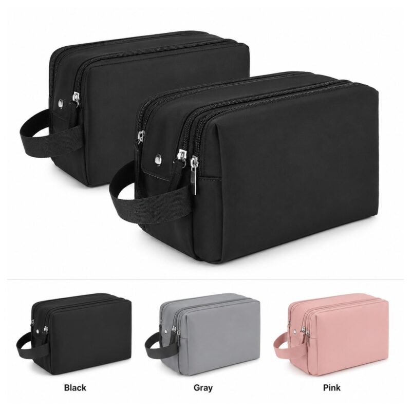 Custom Nylon Roomy Toiletry Bag
