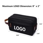 Custom Nylon Toiletry Bag Travel Dopp Kit - 1