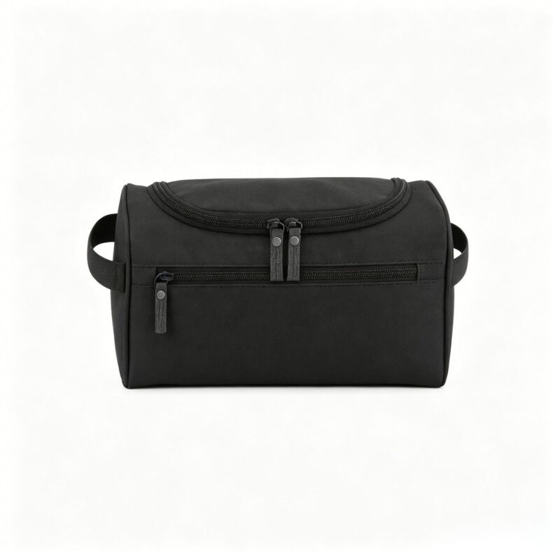 Custom Overnight Amenities Compact Travel Toiletry Kit with Hanging Hook - 6