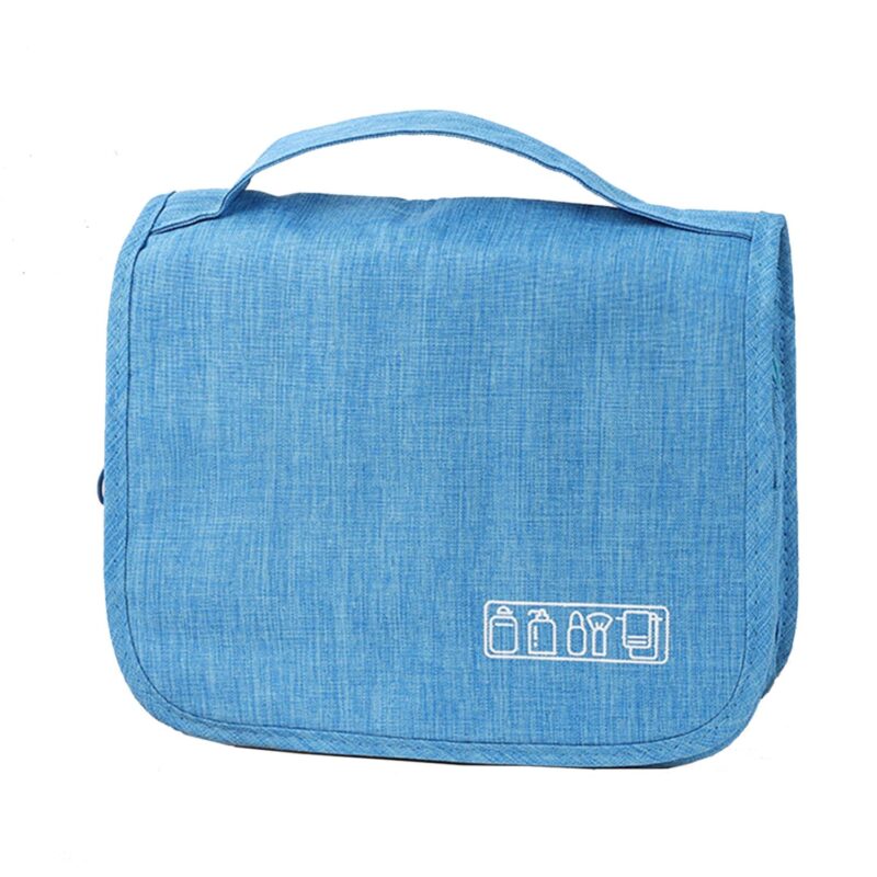 Custom Oxford Cloth Hook Up Toiletry Bag - 3