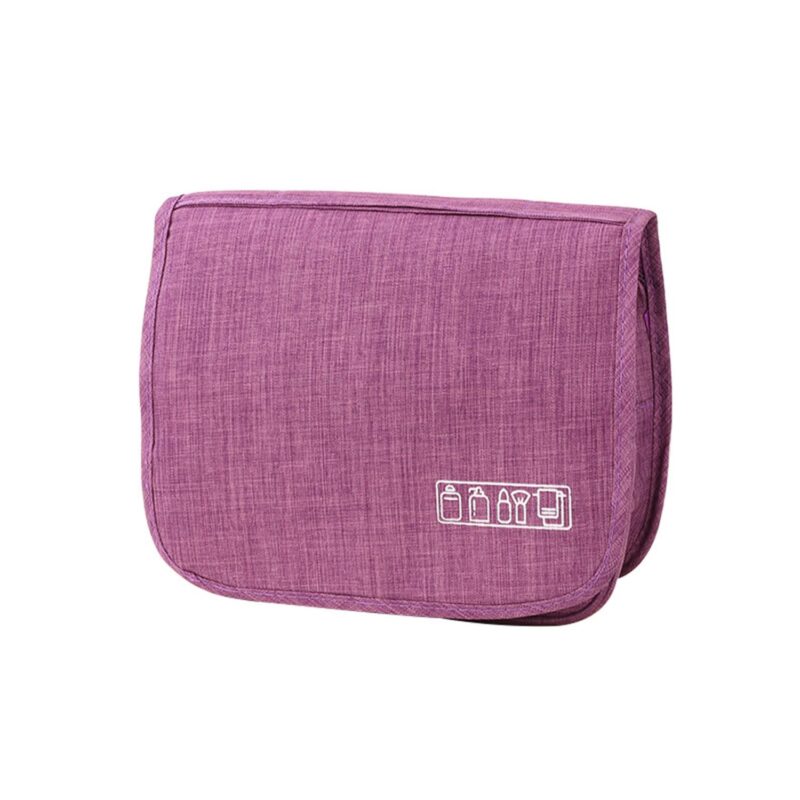 Custom Oxford Cloth Hook Up Toiletry Bag - 5