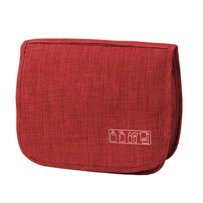Custom Oxford Cloth Hook Up Toiletry Bag - 6