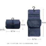 Custom Oxford Fabric Foldable Hanging Toiletry Bag - 1