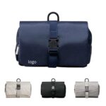 Custom Oxford Fabric Foldable Hanging Toiletry Bag