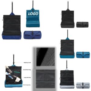Custom Oxford Fabric Foldable Toiletry Bag