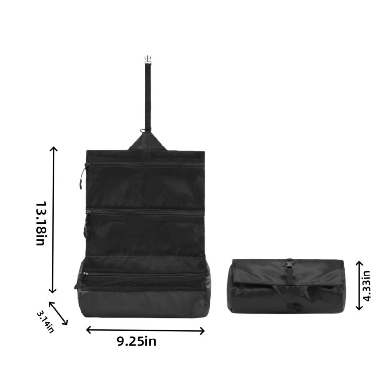 Custom Oxford Fabric Foldable Toiletry Bag - 5