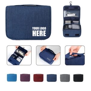 Custom Oxford Fabric Hanging Toiletry Bag