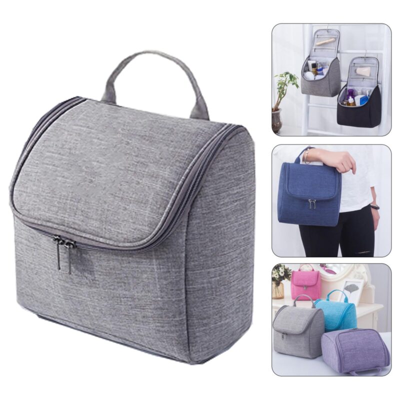 Custom Oxford Hanging Toiletry Bag - 1