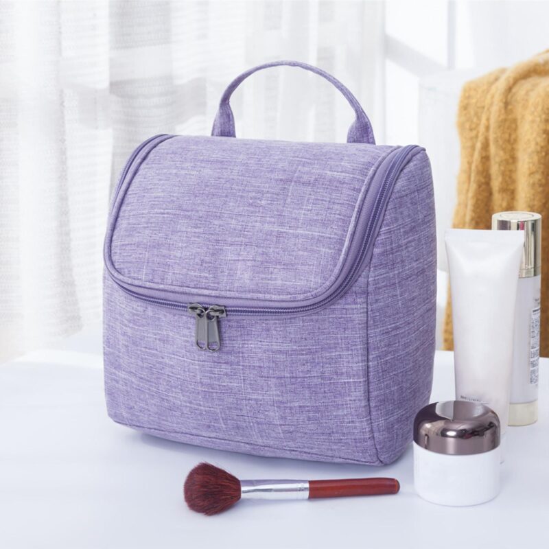 Custom Oxford Hanging Toiletry Bag - 5