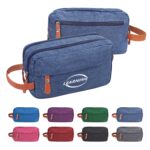 Custom Oxford Travel Toiletry Bag Portable Makeup W/ Handle