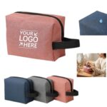 Custom Oxford Travel Toiletry Bag W/Handle
