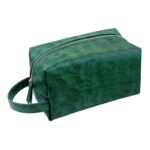 Custom PU Crazy Horse Leather Toiletry Bag - 5