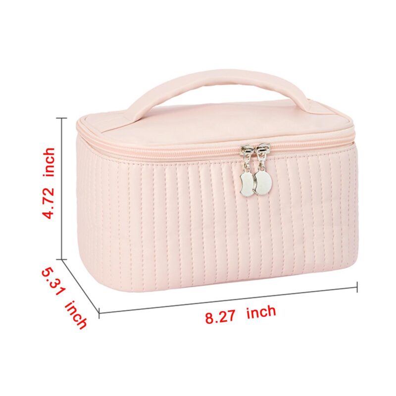 Custom PU Handheld Cosmetics Toiletry Bag - 1
