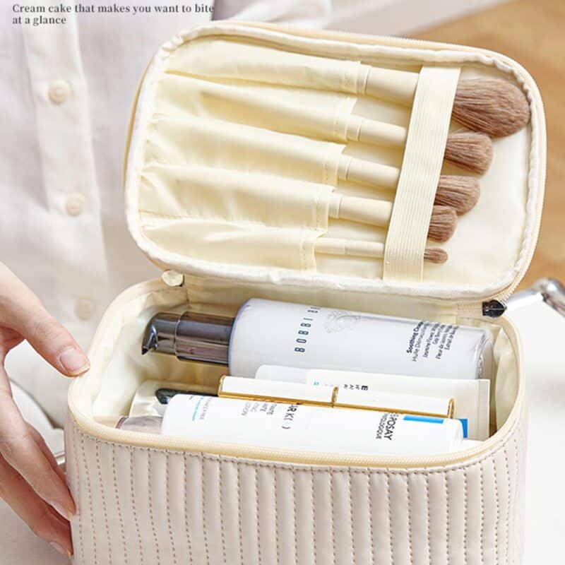 Custom PU Handheld Cosmetics Toiletry Bag - 2