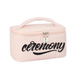 Custom PU Handheld Cosmetics Toiletry Bag - 9