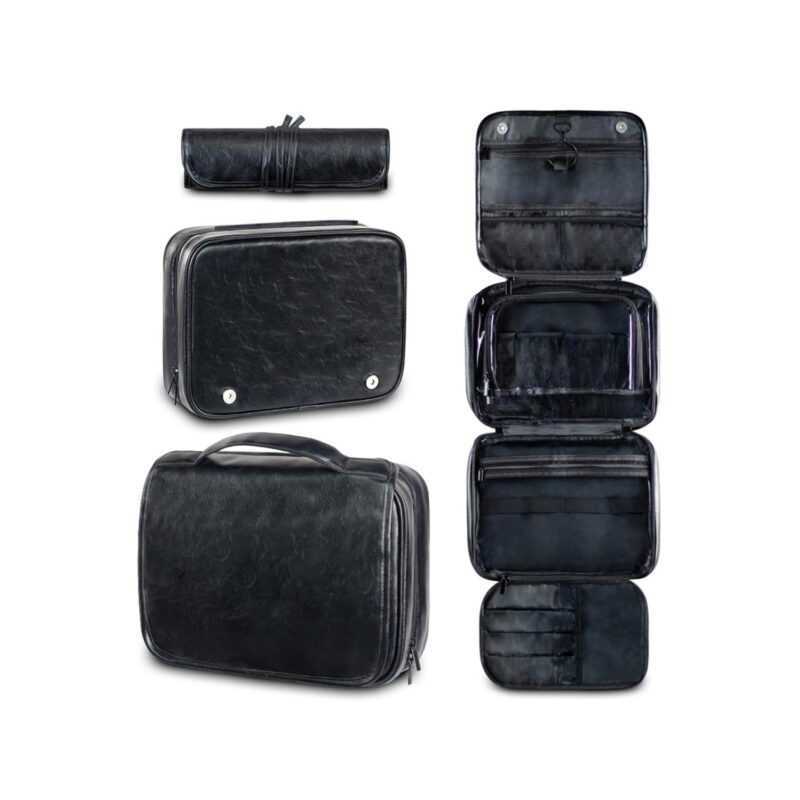 Custom PU Hanging Toiletry Bag - 4