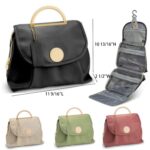 Custom PU Hanging Travel Toiletry Bag - 1