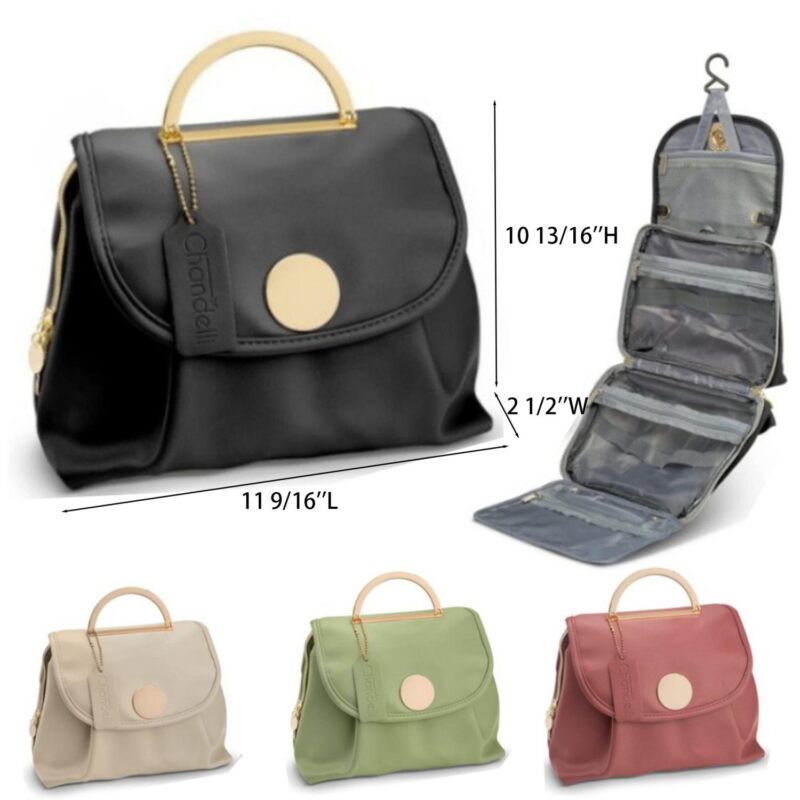Custom PU Hanging Travel Toiletry Bag - 1