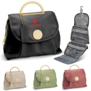Custom PU Hanging Travel Toiletry Bag
