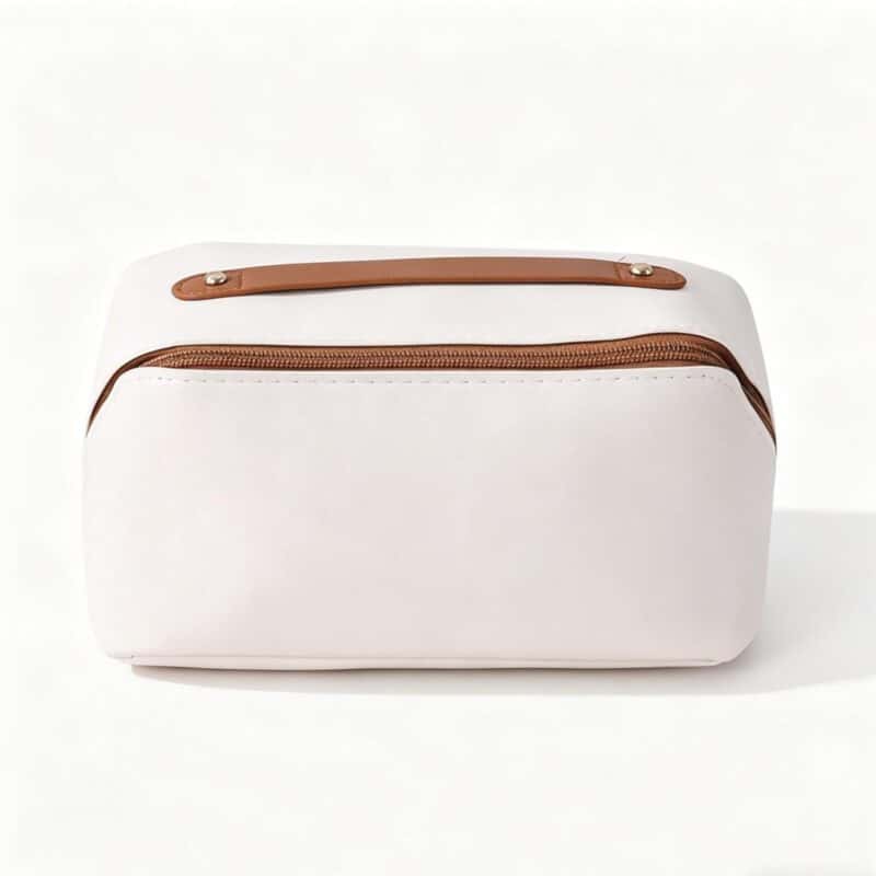 Custom PU Leather Makeup Case Waterproof Travel Toiletry Bag - 1