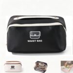 Custom PU Leather Makeup Case Waterproof Travel Toiletry Bag