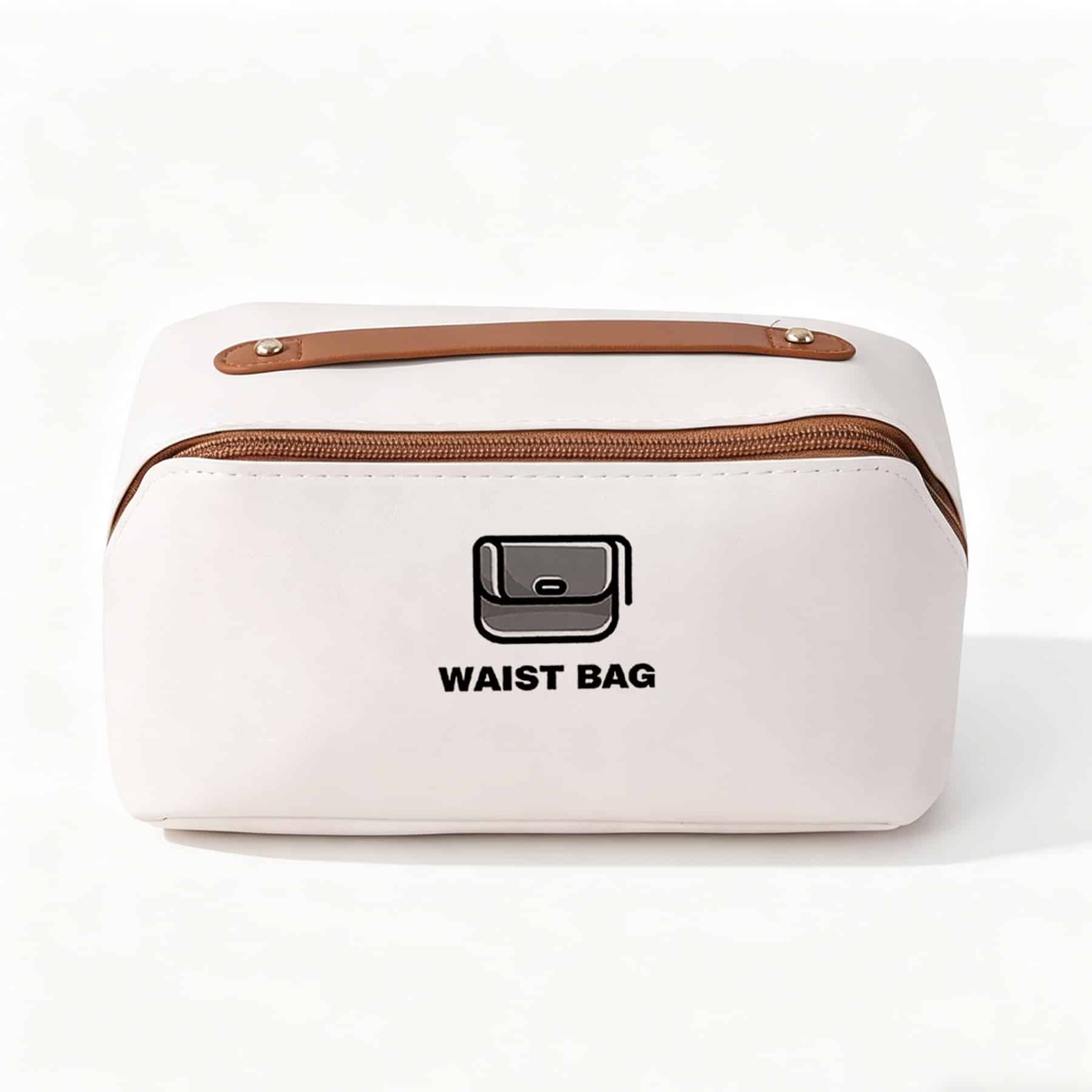 Custom PU Leather Makeup Case Waterproof Travel Toiletry Bag - 4