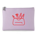 Custom PU Leather Makeup Organizer Travel Toiletry Bag - 2