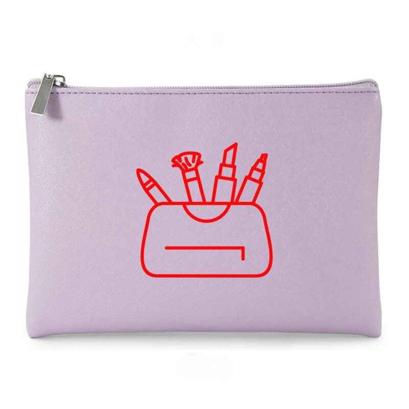 Custom PU Leather Makeup Organizer Travel Toiletry Bag - 2