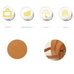 Custom PU Leather Multifunctional Waterproof Dual-Layer Large-Capacity Toiletry Bag - 1