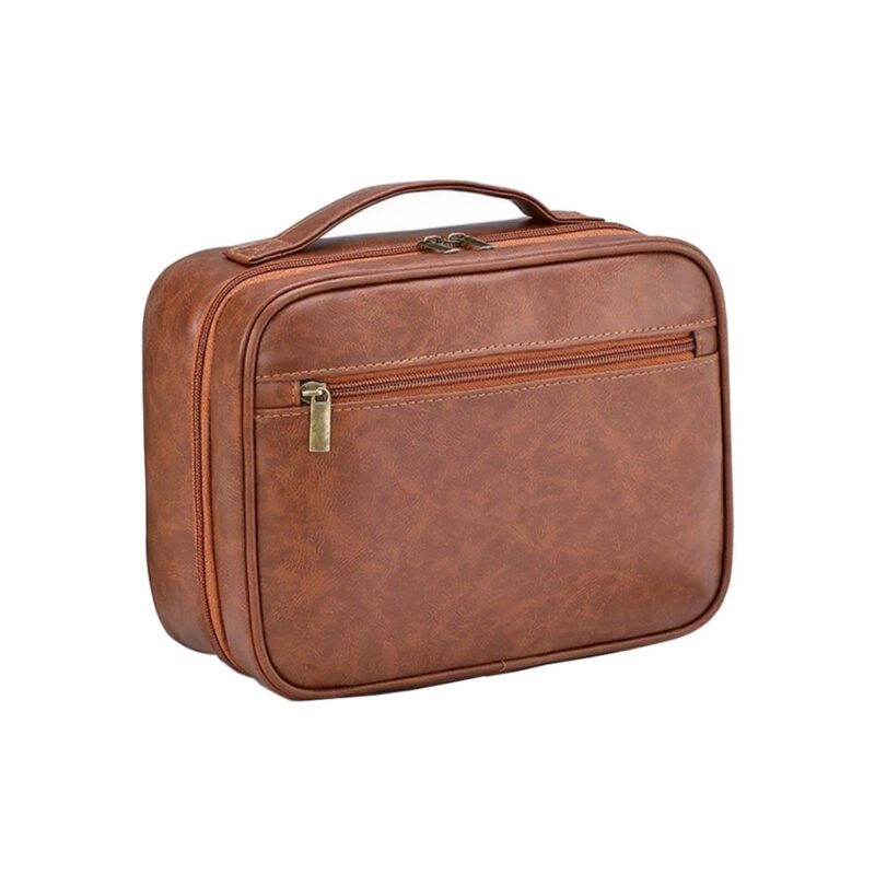 Custom PU Leather Toiletry Bag - 2