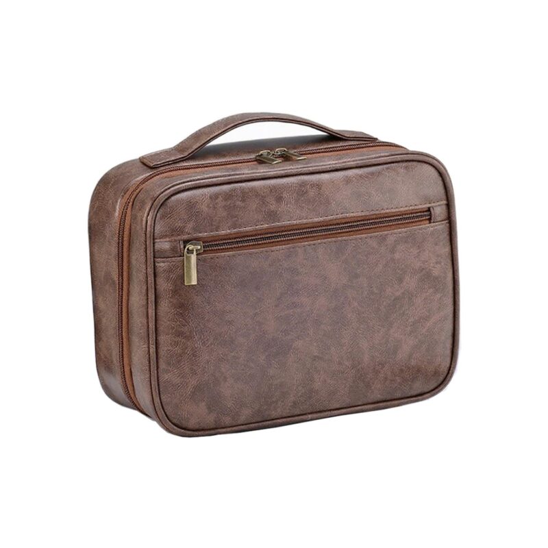 Custom PU Leather Toiletry Bag - 3