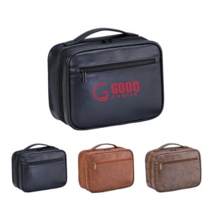Custom PU Leather Toiletry Bag