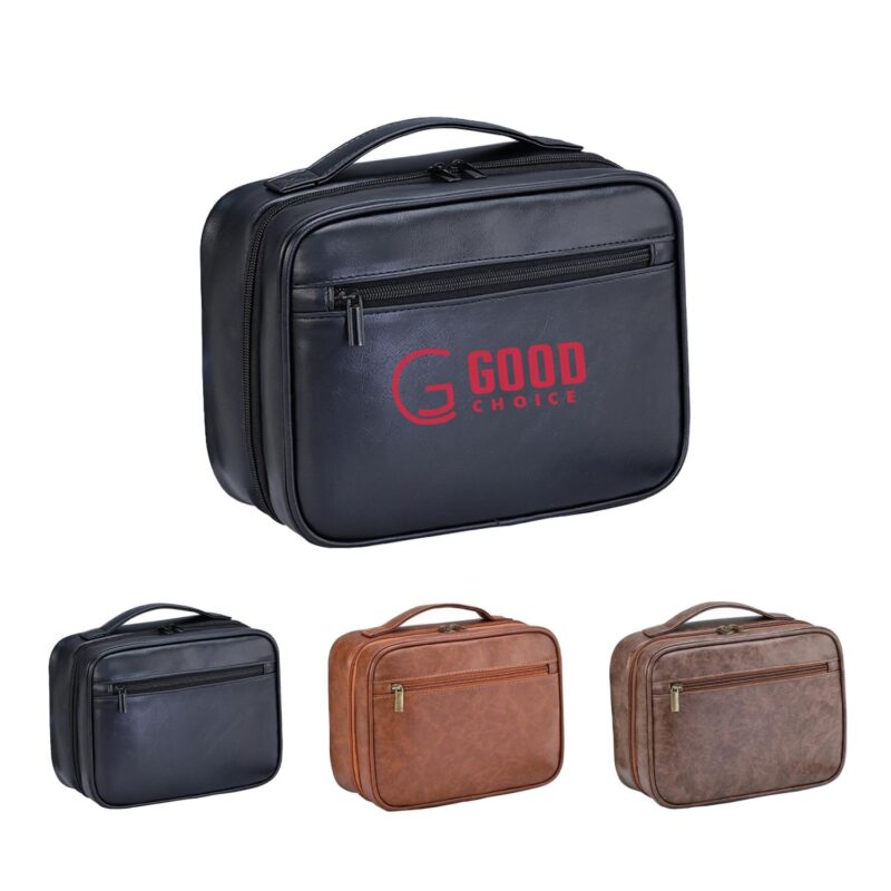 PU-Leather-Toiletry-Bag-EF3N071 Custom PU Leather Toiletry Bag