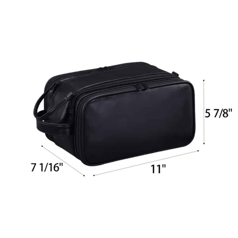 Custom PU Leather Toiletry Bag - 1