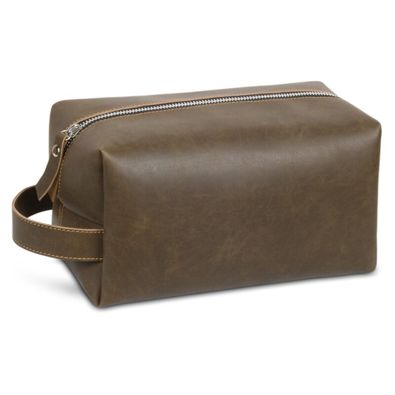 Custom PU Leather Toiletry Bag - 8