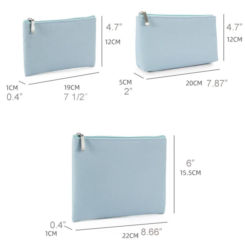 Custom PU Leather Toiletry Bag-Medium Size - 2
